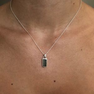 Green Natural Stone Necklace